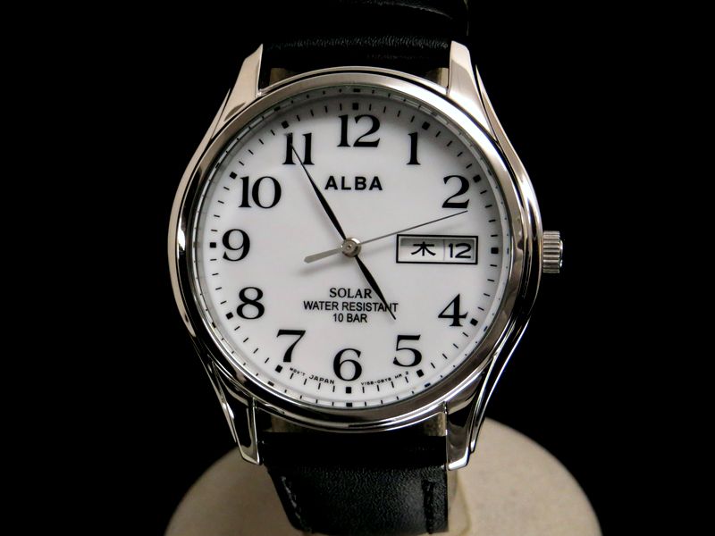 匿名配送　セイコー　アルバ　V158-0AX0 ソーラー腕時計 腕時計 アルバ アナログV158-0AX0の通販